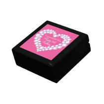 Heart granddaughter 21st birthday gift box