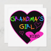 Heart Grandma's Girl T-shirts and Gifts (Front/Back)