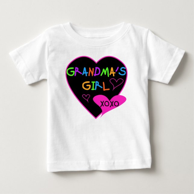 Heart Grandma's Girl T-shirts and Gifts (Front)