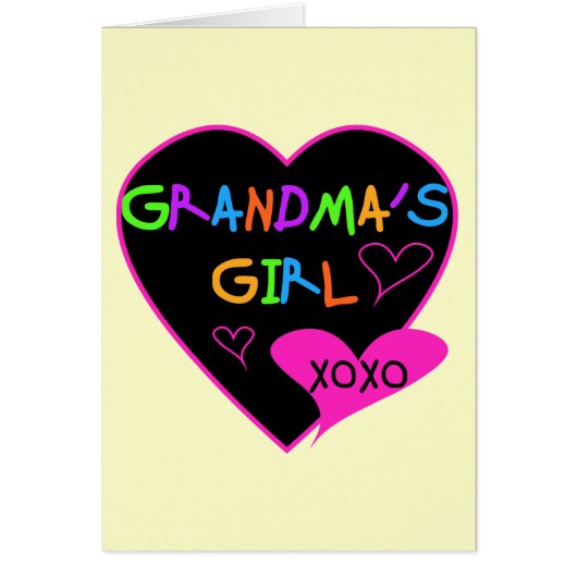 Heart Grandma's Girl T-shirts and Gifts (Front)