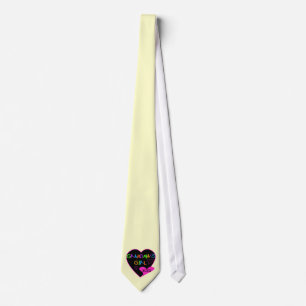 Heart Grandma's Girl T-shirts and Gifts Tie