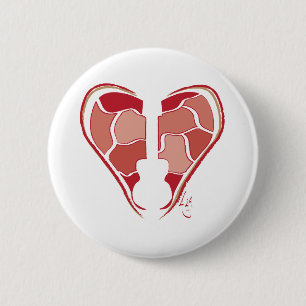 Heart Guitar Button