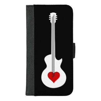 + Heart Guitar + iPhone 8/7 Plus Wallet Case