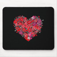 Heart Guitar Love Valentines Day Guitarist Player