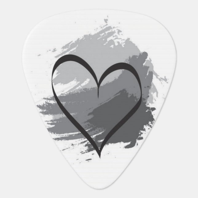 Heart Guitar Pick (Front)