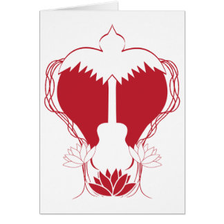 Heart Guitar Spirit Cards