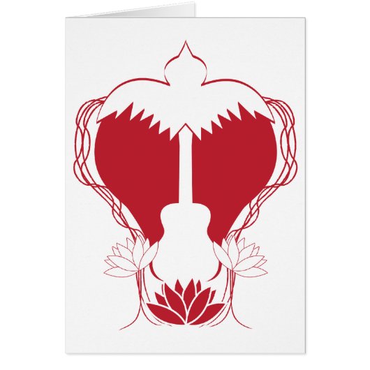 Heart Guitar Spirit Cards (Front)