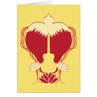Heart Guitar Spirit Cards
