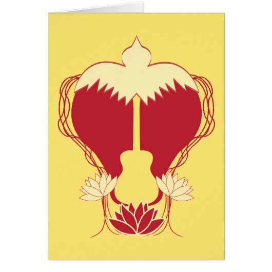 Heart Guitar Spirit Cards (Front)