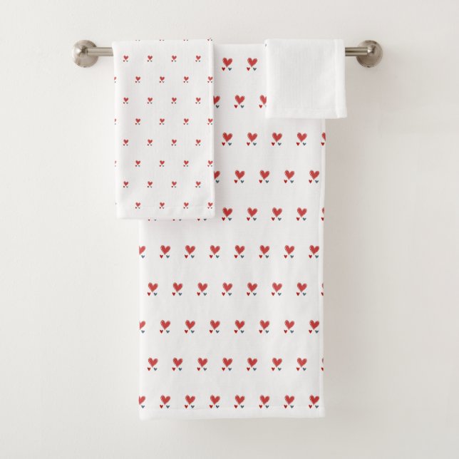 Heart hand towel (Insitu)