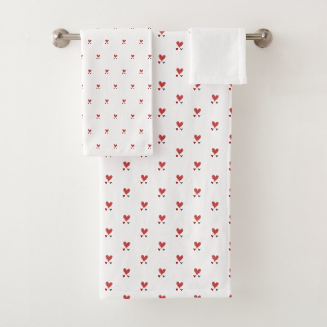 Heart hand towel (Insitu)