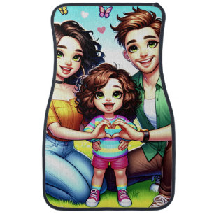 Heart Hands Car Floor Mat