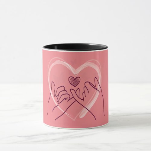 Heart Hands Coffee Mug