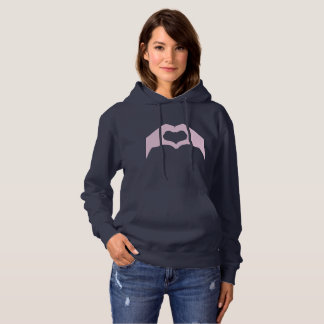 Heart hands hoodie
