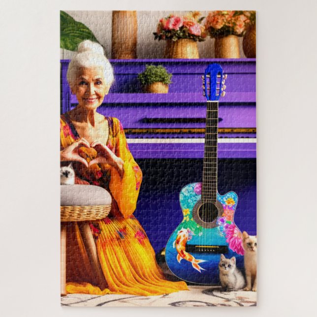 Heart Hands Jigsaw Puzzle (Vertical)