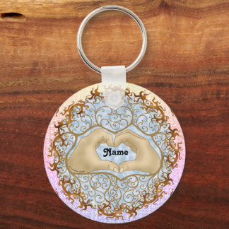 Heart Hands keychain
