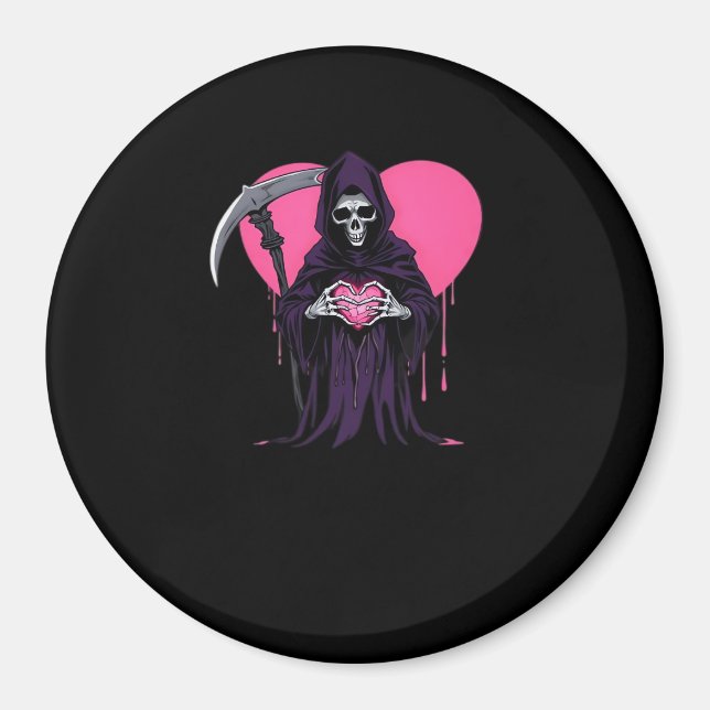 Heart Hands Reaper Classic Look Magnet (Front)