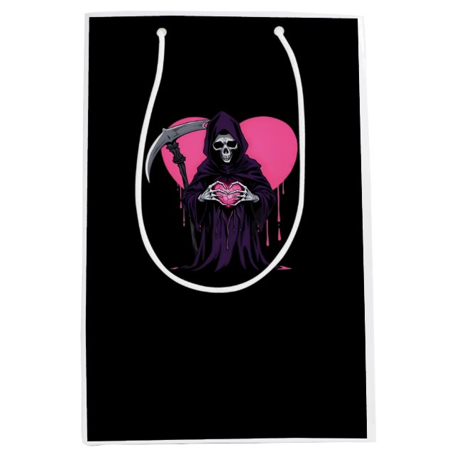 Heart Hands Reaper Classic Look Medium Gift Bag (Front)