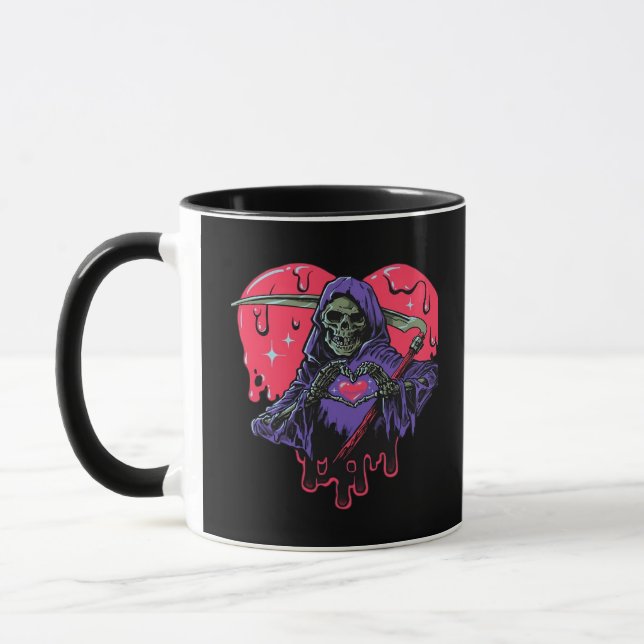Heart Hands Reaper Classic Look Mug (Left)