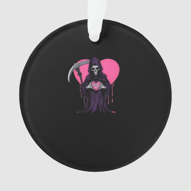 Heart Hands Reaper Classic Look Ornament (Front)