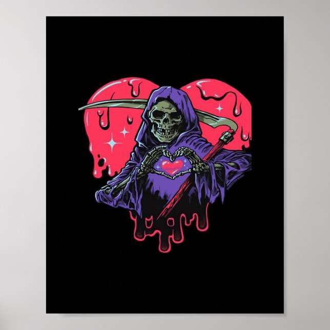 Heart Hands Reaper Classic Look Poster (Front)
