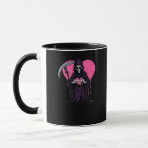 Heart Hands Reaper Classic Meme Style Mug