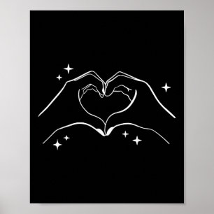 Heart Hands Taylor First Name Girl Vintage 70s 80s Poster