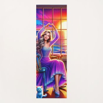 Heart Hands Yoga Mat by MarblesPictures at Zazzle