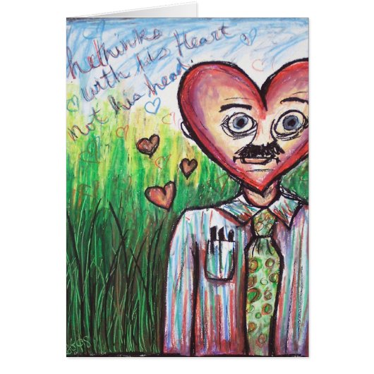 heart head card (Front)