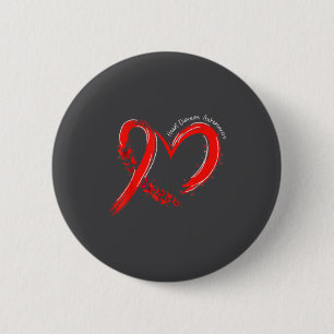 Heart Health Heart Disease Awareness Chd Mens Wome Button