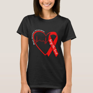 Heart Health Heart Disease Awareness Heartbeat Chd T-Shirt