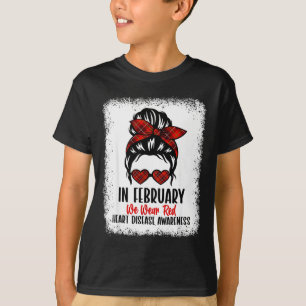 Heart Health Heart Disease Awareness Heartbeat Chd T-Shirt