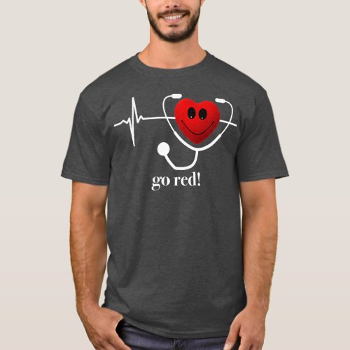 Heart Health Month  February American Heart T_Shirt