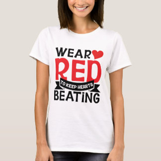 Heart Health Month, Wear Red, Heart Disease T-Shirt