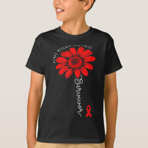 Heart Health Survivor Heart Disease Awareness Chd  T-Shirt