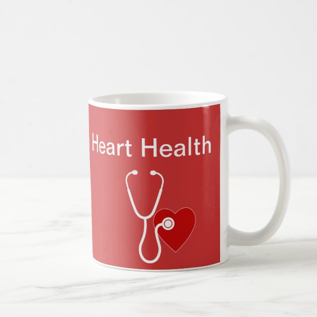 Heart Health Theme Coffee Mugs (Right)