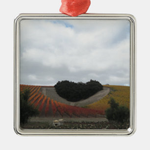 Heart Hill at Niner Estates, in Autumn Metal Ornament