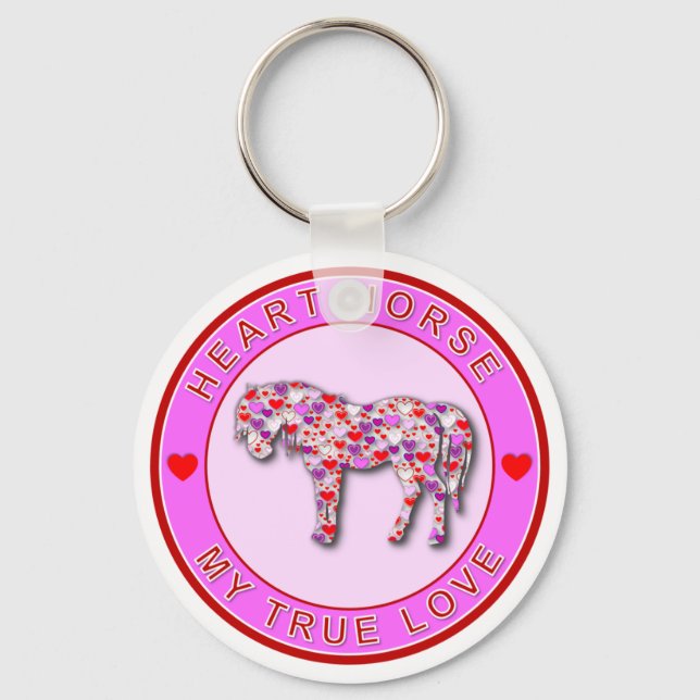 HEART HORSE KEYCHAIN (Front)
