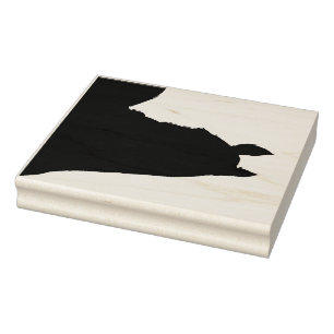 Heart Horses I (silhouette) Rubber Stamp