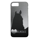 Heart Horses I (silver Heart) Iphone 7 Case at Zazzle