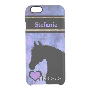 Heart Horses III Clear iPhone 6/6S Case