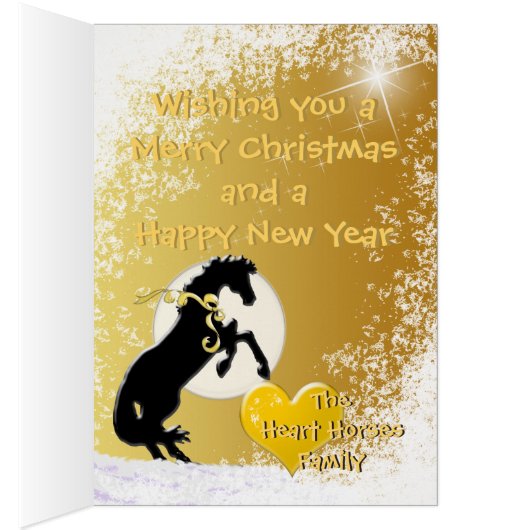 Heart Horses V Holiday (Golden Stars) (Inside (Right))