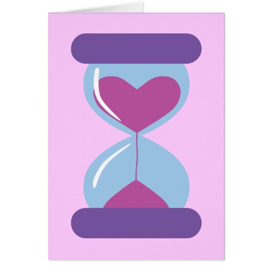 Heart Hourglass Cards (Front)