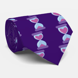 Heart Hourglass Neck Tie