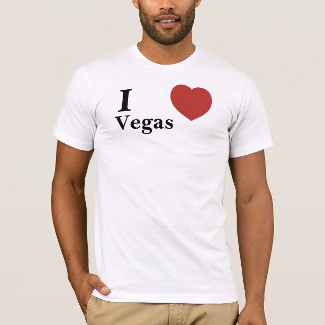 Heart, I, Vegas - Customized T-Shirt (Front)
