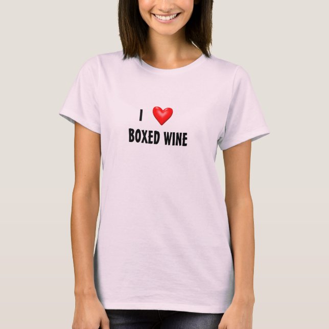 heart,    IBOXED WINE T-Shirt (Front)