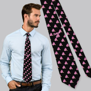 Heart Ice Cream Stick Neck Tie
