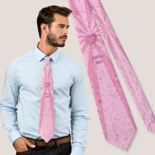 Heart Ice Cream Stick Neck Tie
