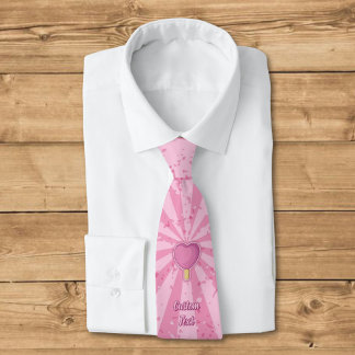 Heart Ice Cream Stick Neck Tie