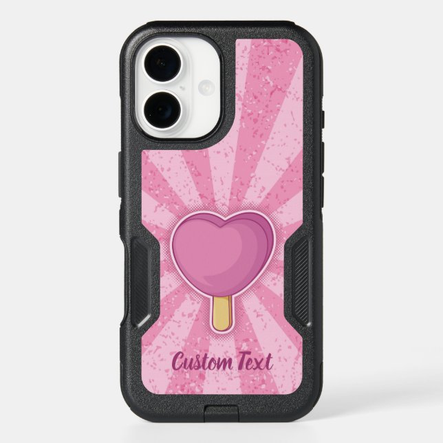 Heart Ice Cream Stick Otterbox iPhone Case (Back)